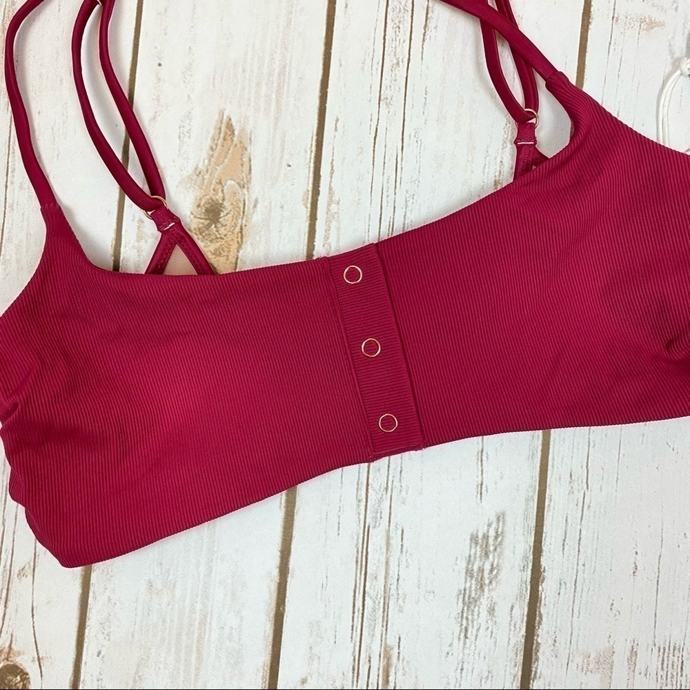 Tori Praver‎ Loria Button Front Bikini Top - Picture 7 of 10